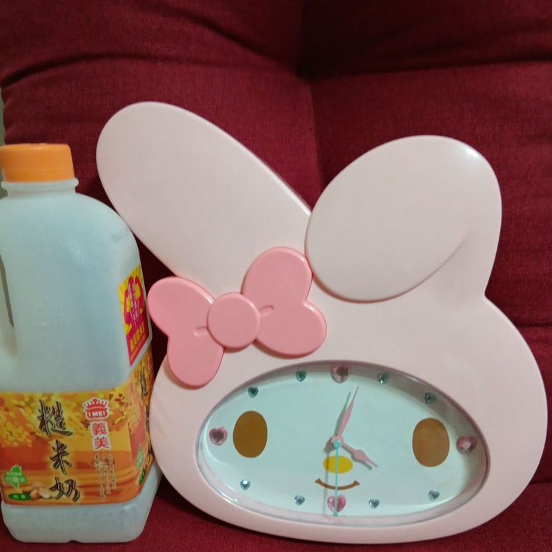 好大的美樂蒂My Melody 掛鐘 時鐘 掛飾 裝飾品 擺飾  便宜有好貨喔