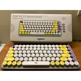 Logitech 羅技 POP Keys 無線機械式鍵盤 茶軸 9成新！