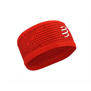 Compressport Headband 2.0 運動吸汗頭帶 紅色 (寬版)
