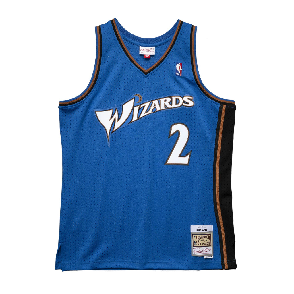 [狗爹的家] NBA 球迷版球衣 John Wall 2010-11 Road 巫師 客場 藍 復古球衣