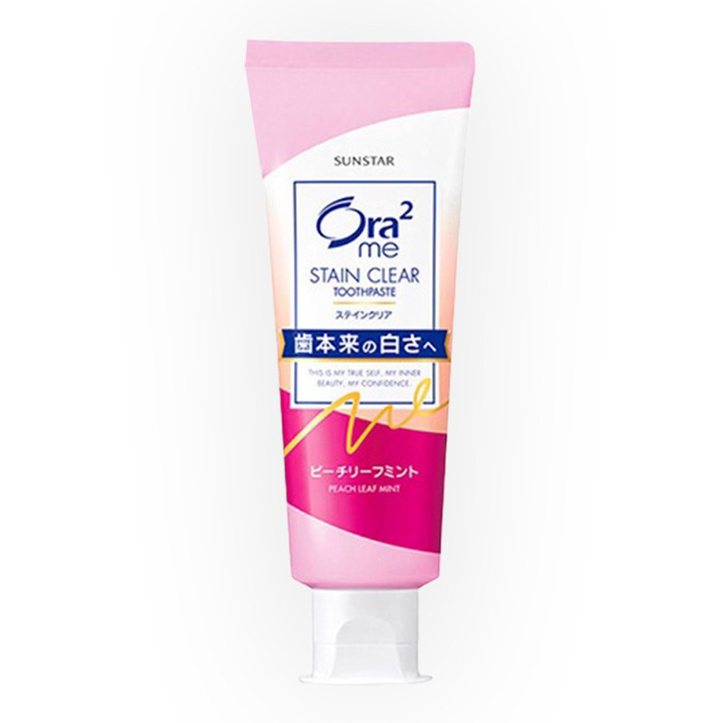日本 Ora2 三詩達 SUNSTAR  牙膏 藥妝 代購130g 125g 亮白 淨白 天然薄荷 蜜桃薄荷 白茶花香