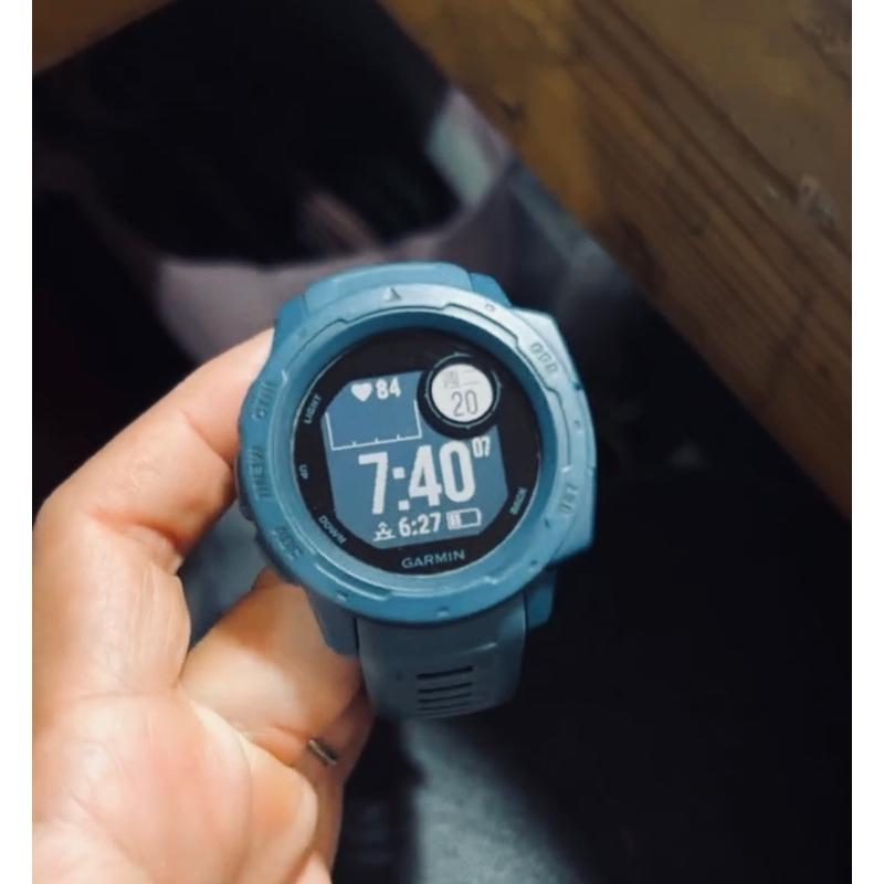 Garmin Instinct 本我系列–GPS智慧腕錶 二手 功能正常 無盒 無配