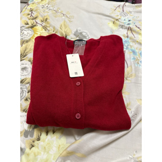 NU V針織外套紅色（全新品）