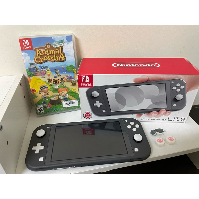 Nintendo Switch lite 灰色 動物森友會 遊戲片