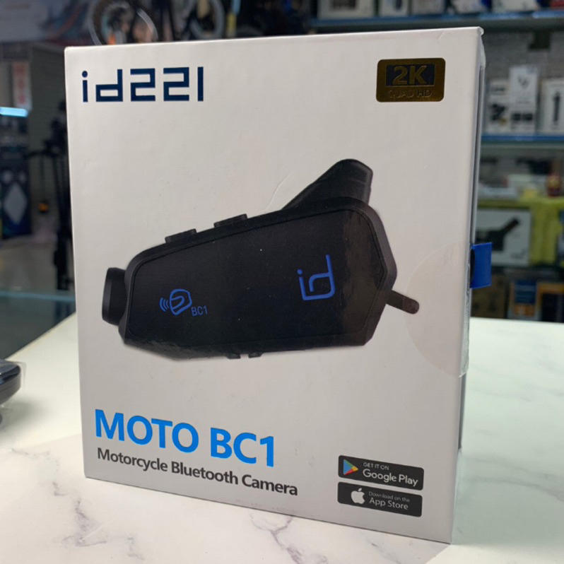 限量出清 id221 MOTO BC1 行車記錄器 頭戴 安全帽式 帶藍芽耳機功能