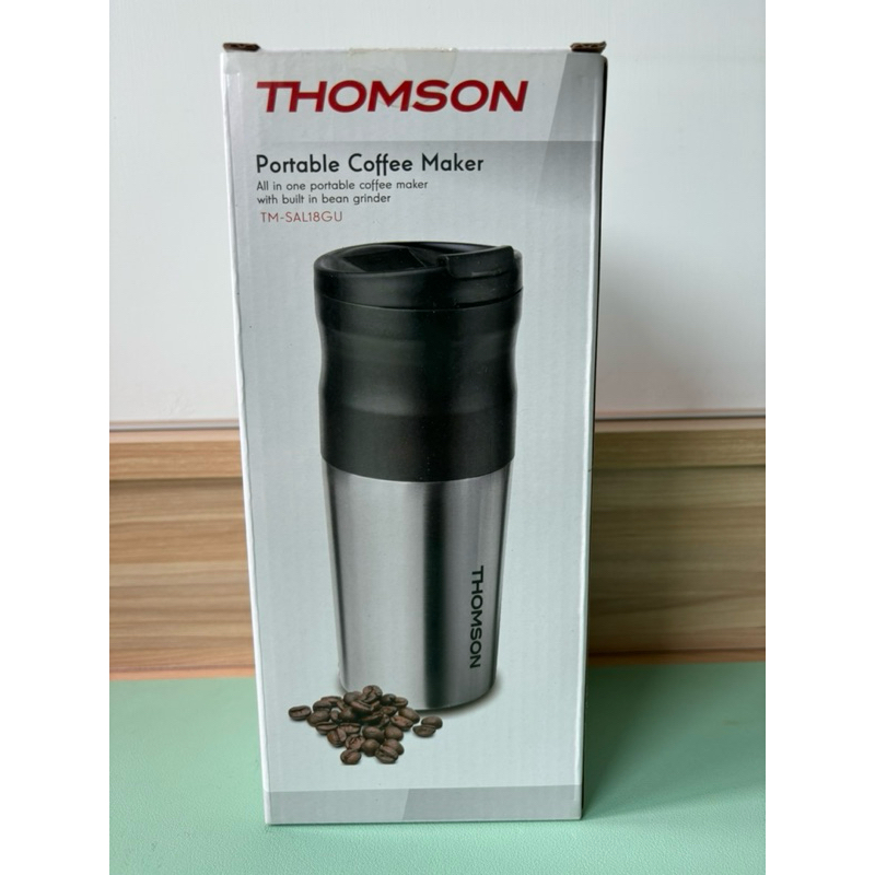 THOMSON電動研磨咖啡隨行杯（USB充電）（二手9成新）