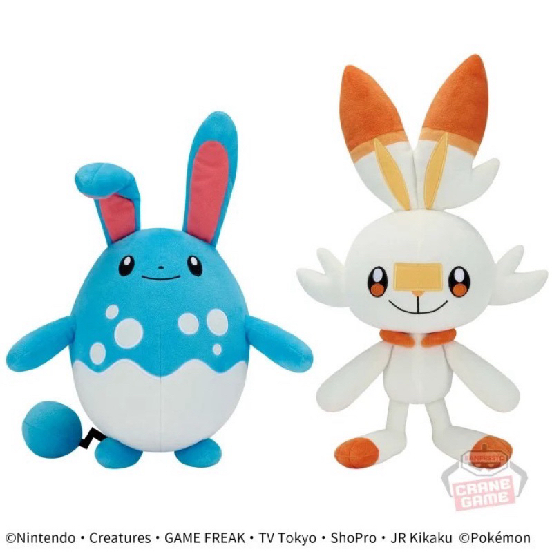 🇯🇵日版「景品」本體18cm 中型娃娃/ 瑪力露麗 炎兔兒 寶可夢 BANDAI萬代 布偶  Banpresto
