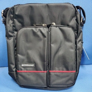 【全新】MONDAINE 瑞士國鐵 黑色長方形 斜背包 側背包