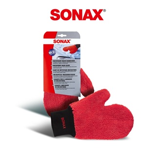 SONAX 超纖維洗車手套 雙面設計 不傷車漆 鬆緊袖口設計 不脫落 高纖維加厚 耐洗耐用 方便深入清潔髒污