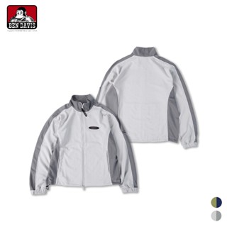 BEN DAVIS PIPING TRACK JACKET 立領 拼接 外套 2色