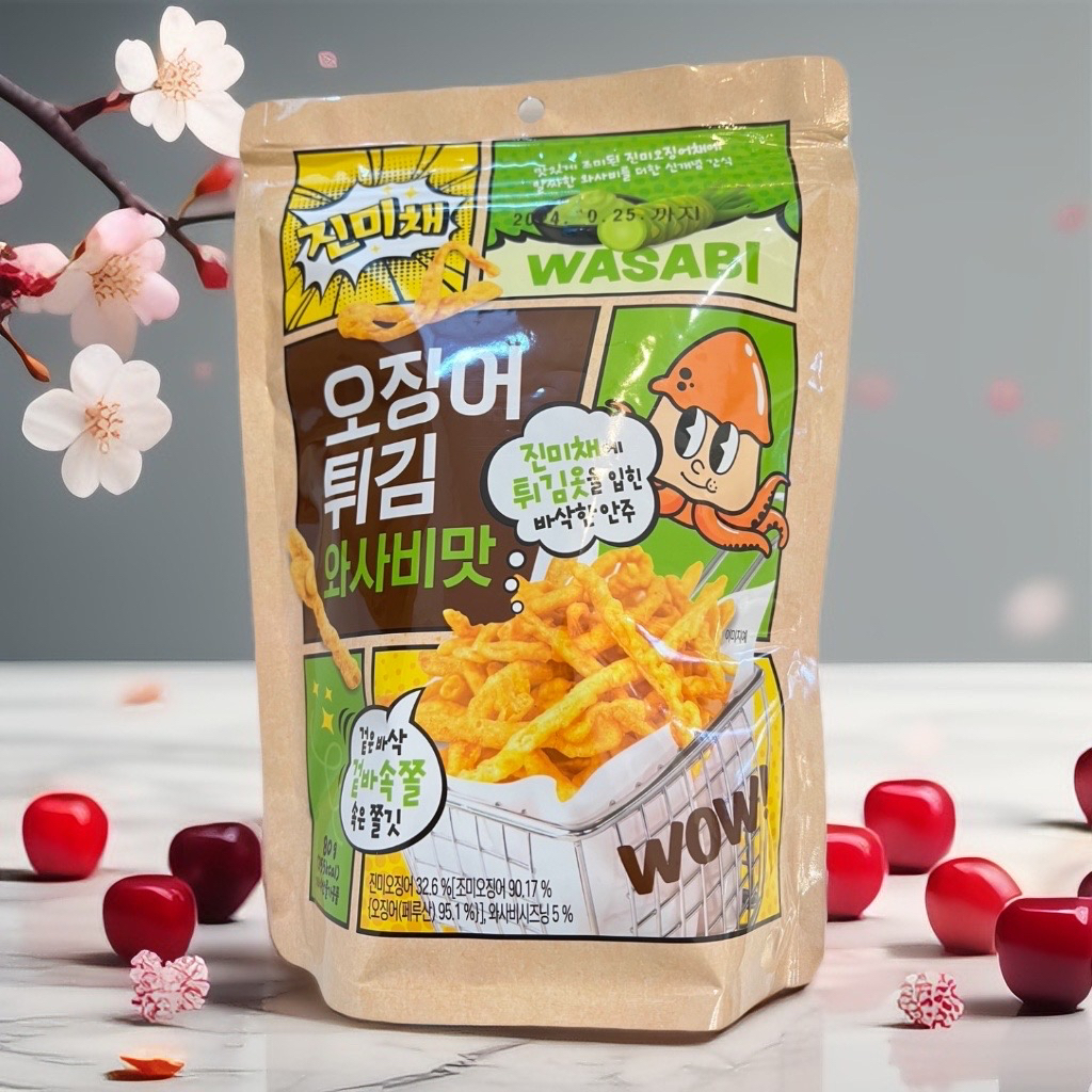 【Tai Yi】韓國必買香脆炸魷魚條/80g (芥末)  韓國零食 火熱商品