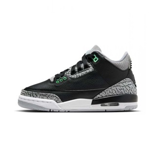 Air Jordan 3 Retro "Green Glow" GS 爆裂紋 綠光 黑綠 大童女鞋 DM0967-031