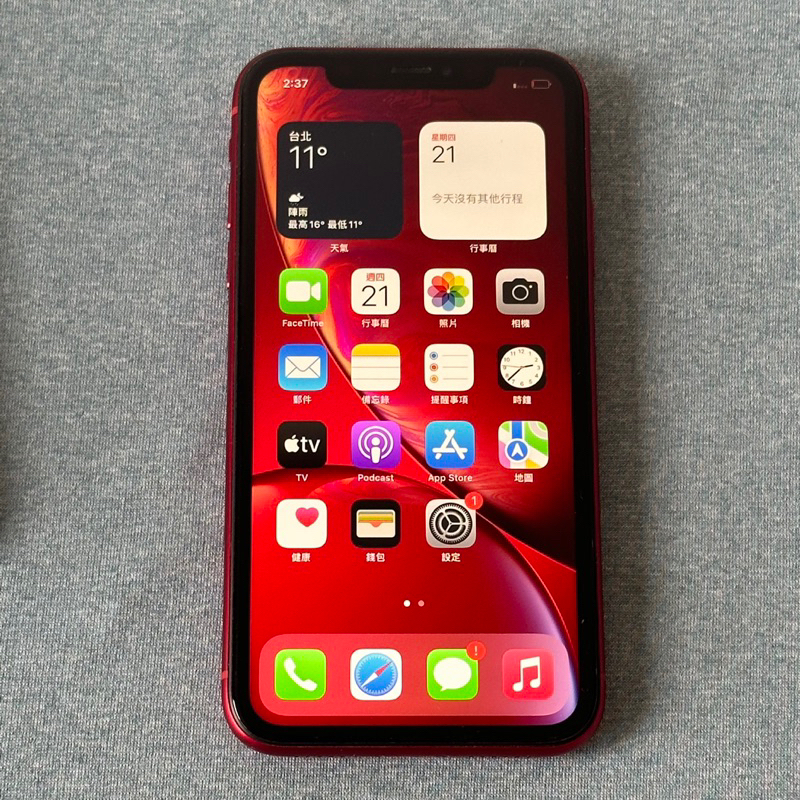 iPhone XR 128G 紅 功能正常 二手 IPhoneXR iXR 6.1吋 蘋果 apple 台中