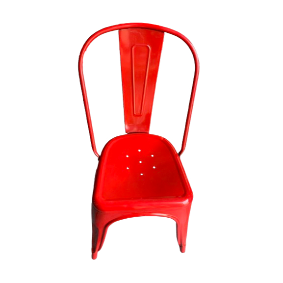 鑫高雄駿喨二手貨家具(二手及全新買賣)----鐵製 金屬高背餐椅 餐椅 洽談椅 會客椅 休閒椅 戶外椅