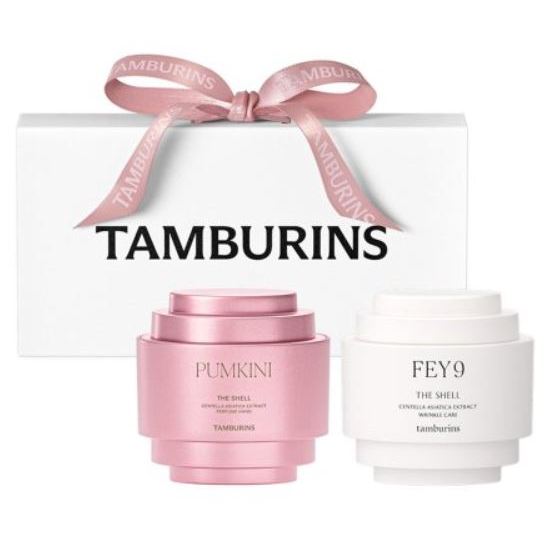 Tamburins-貝殼香氛護手霜粉紅禮盒-FEY9/PUMKIN ((現貨剩兩組))。ula代購