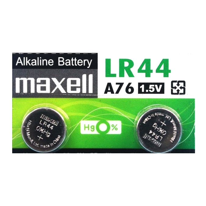 【 大林電子 】 MAXELL 鹼性電池 1.5V鹼性鈕扣電池 LR44 (2入)