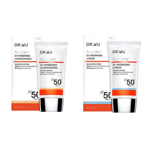 DR.WU全日保濕防曬乳SPF50+(潤色款)/全日保濕防曬乳SPF50+35ml DS002396/DS002394