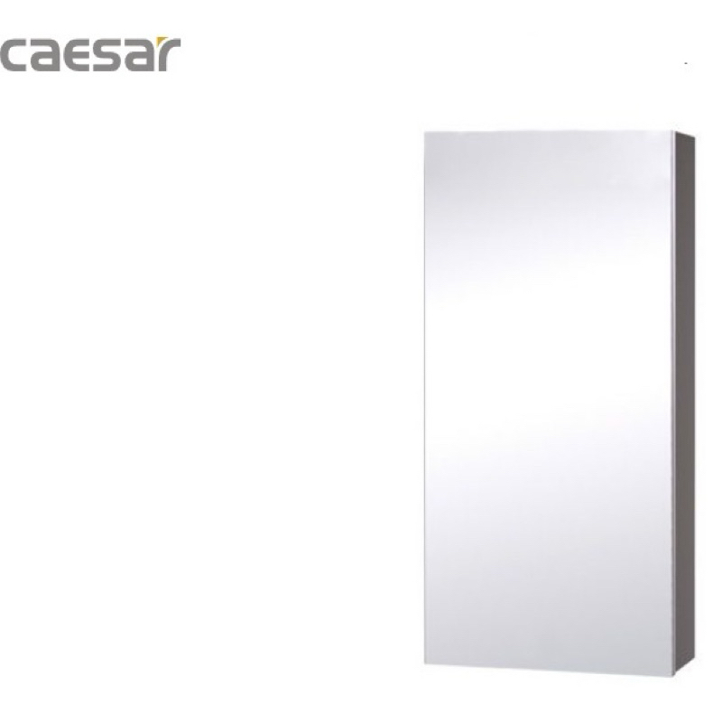 開放單門鏡櫃組 EM0140TG/W1+EM0020TG/W1 鈦金灰/白胡桃CAESAR凱撒