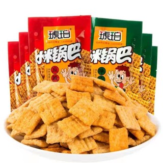 【好好吃】琥珀 小米鍋巴 鍋巴 零食 香辣 麻辣味 批發整箱 散裝小包裝 膨化食品 追劇零嘴 休閒零食 網紅零嘴