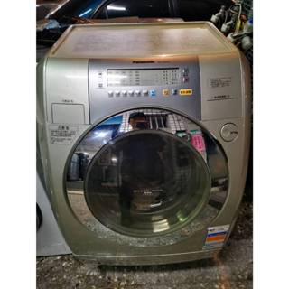 *二手中古0927009900國際 15公斤斜取式 滾筒洗衣機(家庭用*洗脫烘一次完成*光銀除菌*溫水洗淨槽洗淨）