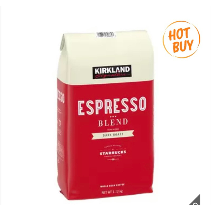 Kirkland Signature 科克蘭 義式深焙咖啡豆 1.13公斤*1，即期