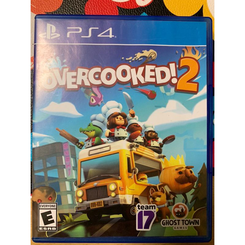 二手 【PS4 】煮過頭2 overcooked2 中文版 1~4人派對遊戲 多人遊戲