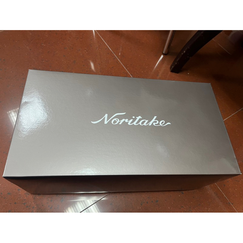 Noritake金邊麵碗 筷架兩入組