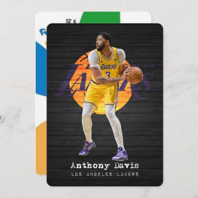 NBA湖人隊 Anthony Davis 悠遊卡 (實體悠遊卡,非貼紙)：Lakers 一眉道人