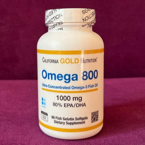 🥇加州金牌🐠深海魚油Omega 800 30天份 California Gold Nutrition 魚油膠囊