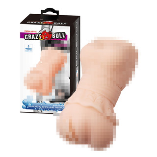 ㊣送290ml潤滑液㊣狂牛【CARZY BULL】水潤系列飽滿肉厚水潤裙秀3D模擬通道非貫通自慰器男用自慰套 免潤滑油男