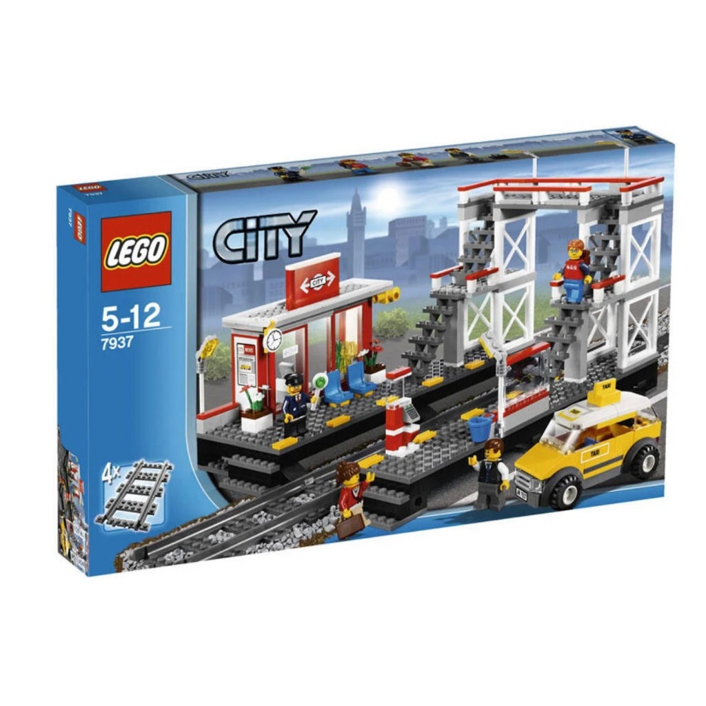 [吐司貓]LEGO 絕版 城市系列 7937 火車站(2010年)【新店自取4500元】全新未拆