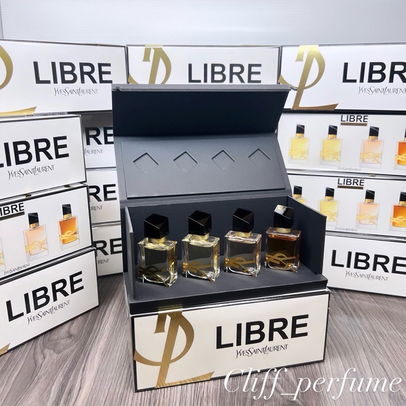 【克里夫香水店】YSL LIBRE 自由不羈系列四入小香禮盒