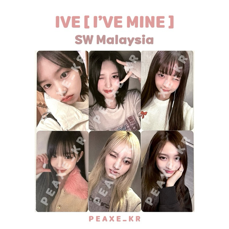PEAXE韓國代購 現貨 IVE［I‘VE MINE］Soundwave SW Malaysia 馬來西亞 簽售特典小卡