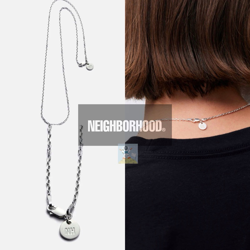 NEIGHBORHOOD 24SS SILVER PLAIN NECKLACE 飾品 項鍊