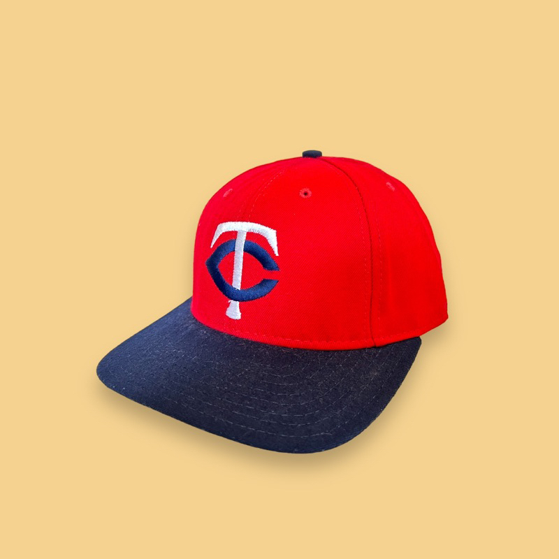 JCI：Vintage 90s American Needle 出品 MLB 明尼蘇達 雙城隊 全封棒球帽 嘻哈/ 古著