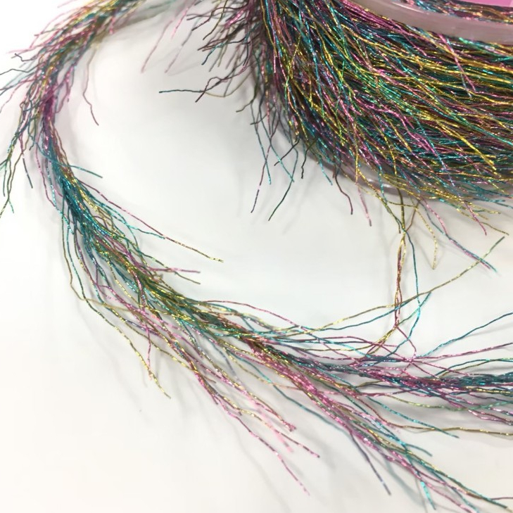 【Crystal Rose緞帶】金絲馬尾鬚/2mm_金屬紗線毛邊繩
