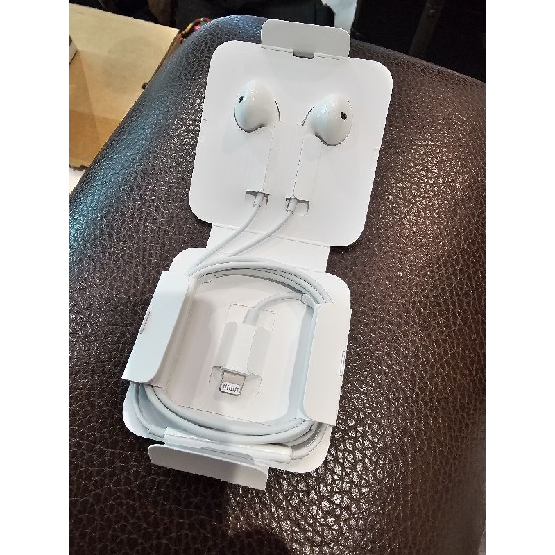 Apple蘋果原廠 iPhone EarPods 耳機+線控+麥克風 Lightning 全新未使用全台最便宜