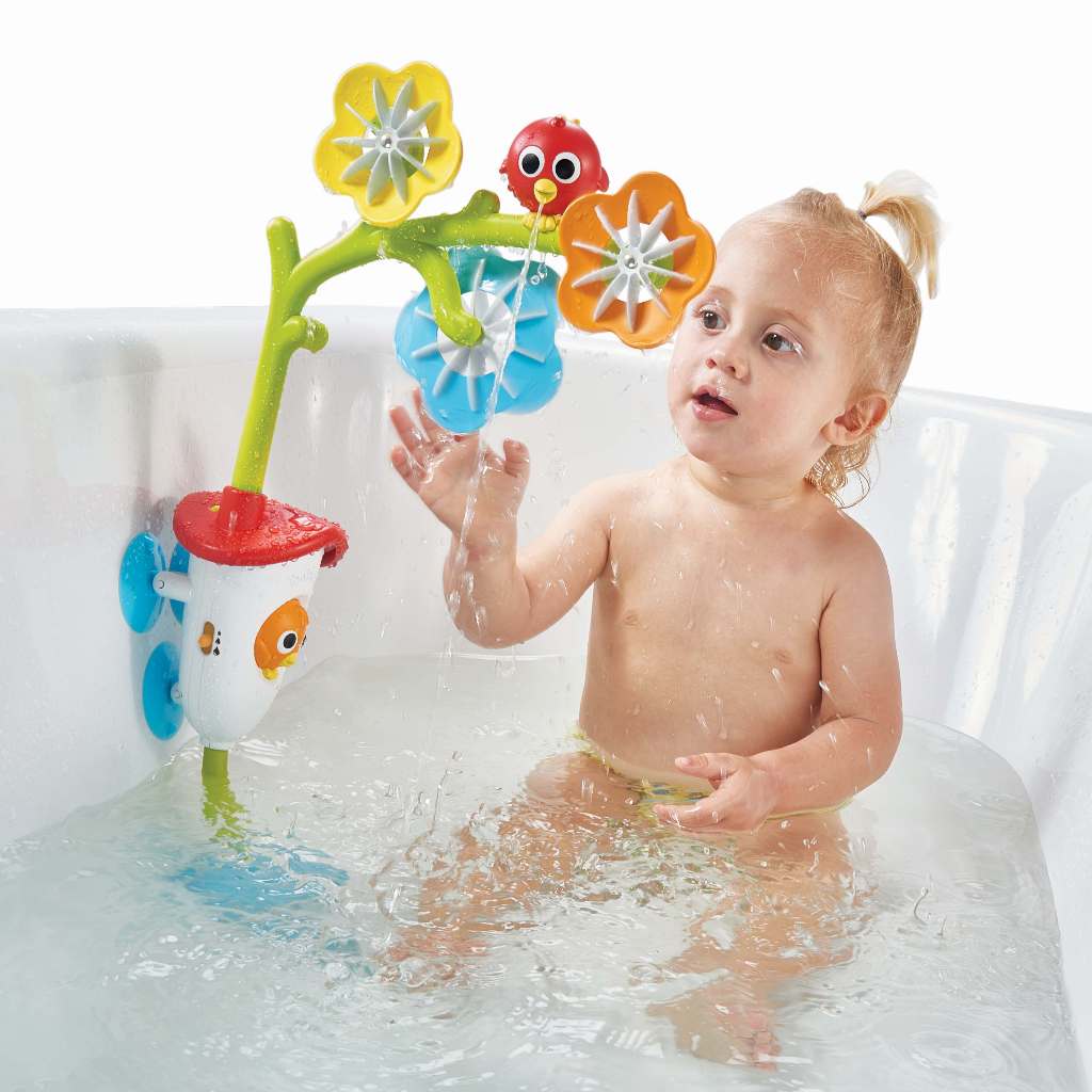 【以色列】Yookidoo花兒轉轉灑水組 洗澡玩具 戲水玩具 嬰兒玩具 寶寶玩具 兒童玩具｜Doris.Ann