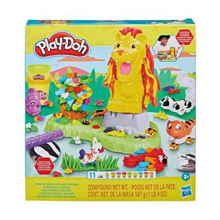 培樂多 Play-Doh 黏土 獅子與叢林好朋友主題遊戲組 安全 無毒 食用色素 HF7221