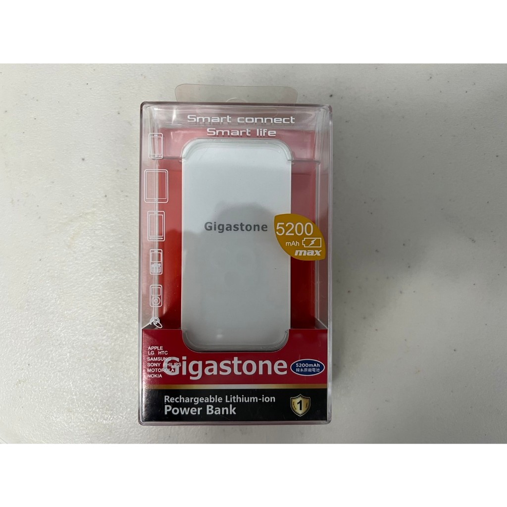 (新品未用)Gigastone P1H-52S 5200mAh 行動電源