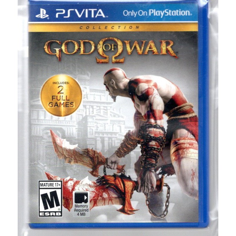 {瓜瓜皮}PSV二手品 遊戲 英文版 戰神 合輯HD 戰神1+2 合輯(遊戲都有回收)