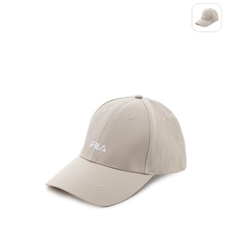 【FILA】經典款六片帽棒球帽-米灰 HTX-5000-IV