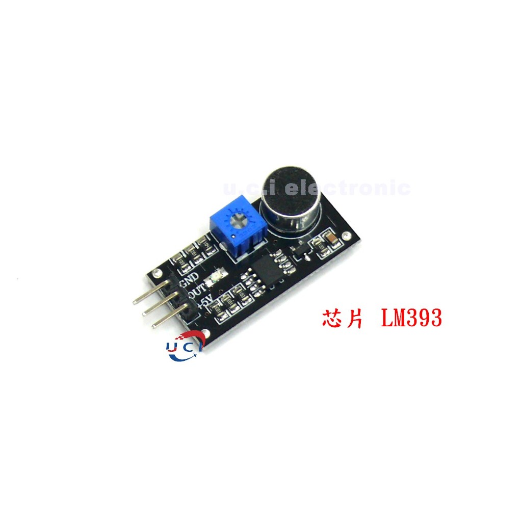 【UCI電子】 (E-1) 聲音檢測感測器模組 聲音感測器 LM393 喇叭 Arduino全相容