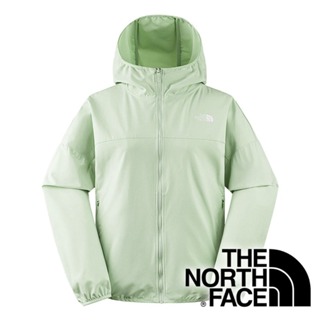 【THE NORTH FACE 美國】女防風快乾連帽外套『綠』 NF0A7WCP