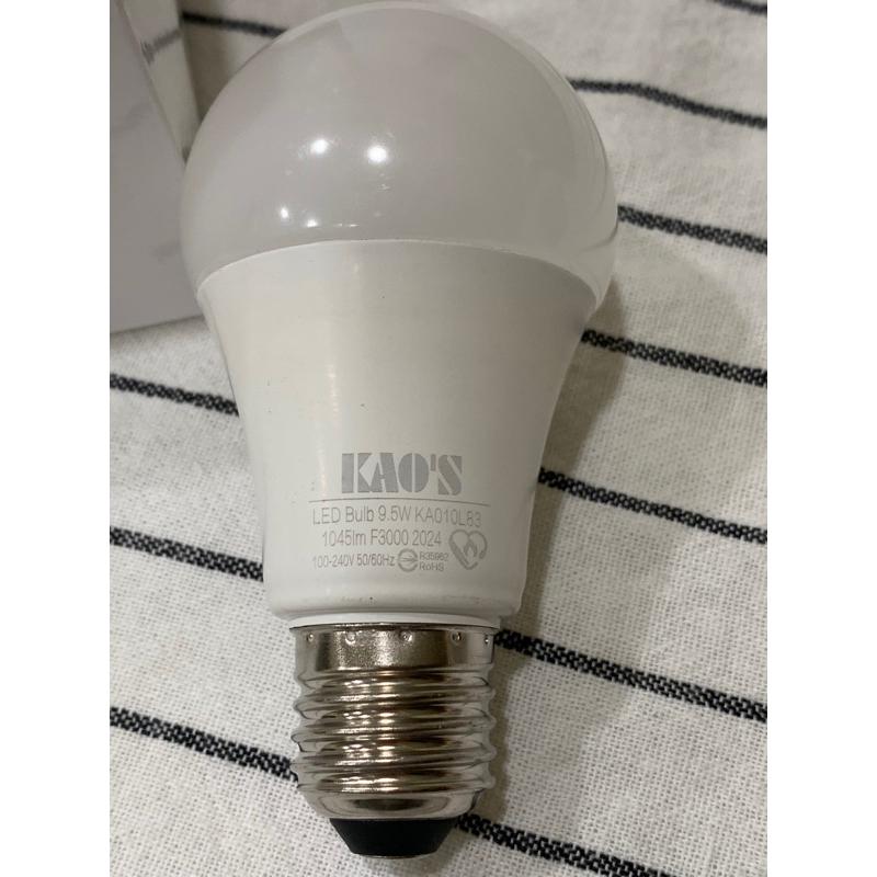 KAO’S高氏LED9.5W燈泡 黃光 二手燈泡 裸裝無紙盒