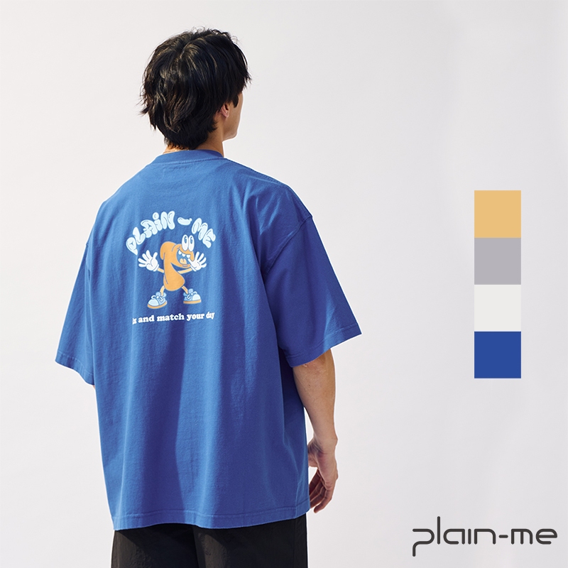 【plain-me】PM-LOGO寬鬆短袖TEE PLN0120-241 &lt;男女款 T恤 短T&gt;