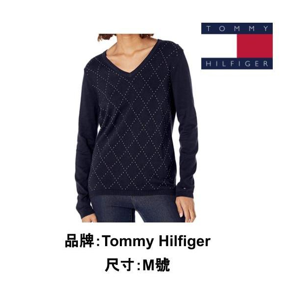 【美國正品】現貨 快速出貨 Tommy Hilfiger 女上衣 毛衣 女毛衣 長袖毛衣 M號