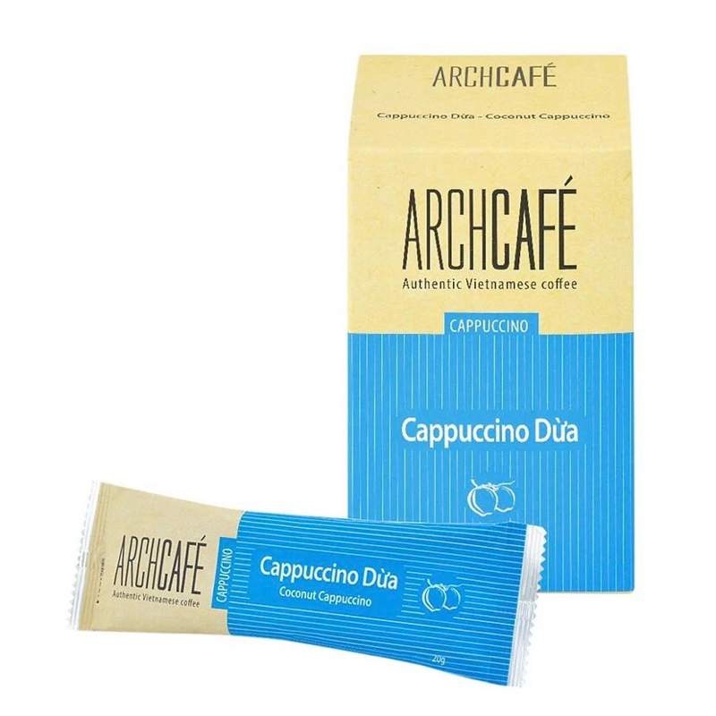 越南代購 Archcafe三合一 即溶咖啡 椰子味 卡布奇諾 抹茶拿鐵 巧克力拿鐵 草莓茶