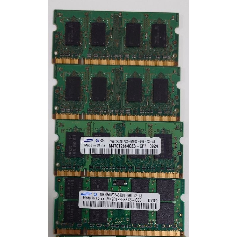 三星 Samsung 1G筆記型電腦記憶體  PC2-5300S DDR2 667Mhz