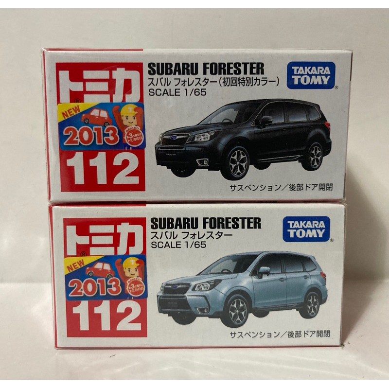 Tomica 多美 112 Subaru Forester 一般+初回